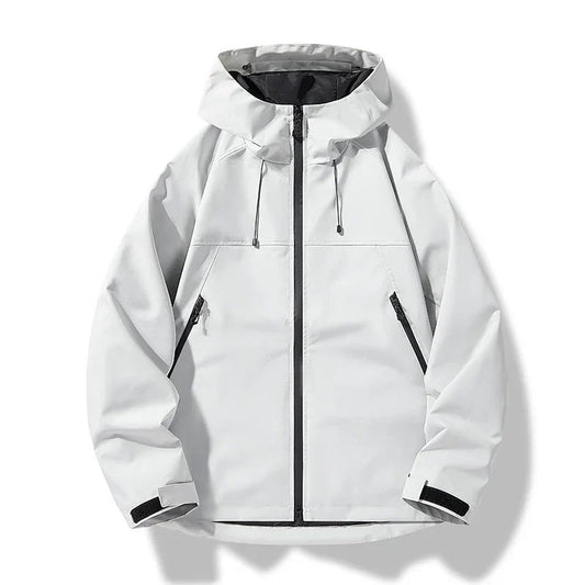 Oriol | Chaqueta Impermeable Cortavientos Hombre con Capucha