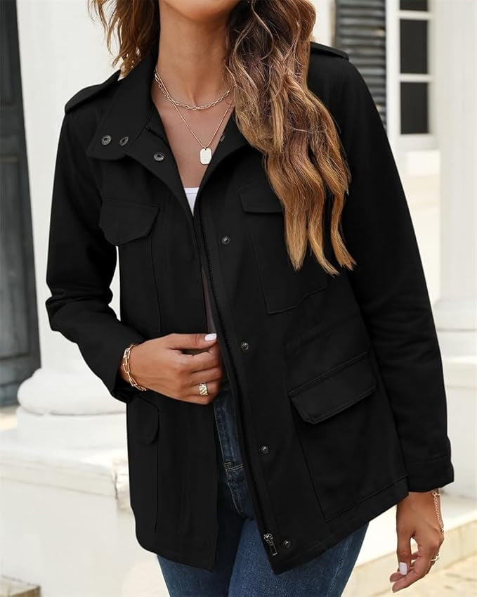 Chaqueta Militar Utilitaria, Múltiples Bolsillos