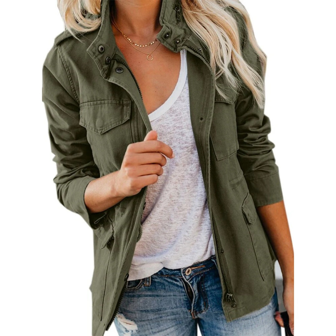 Chaqueta Militar Utilitaria, Múltiples Bolsillos