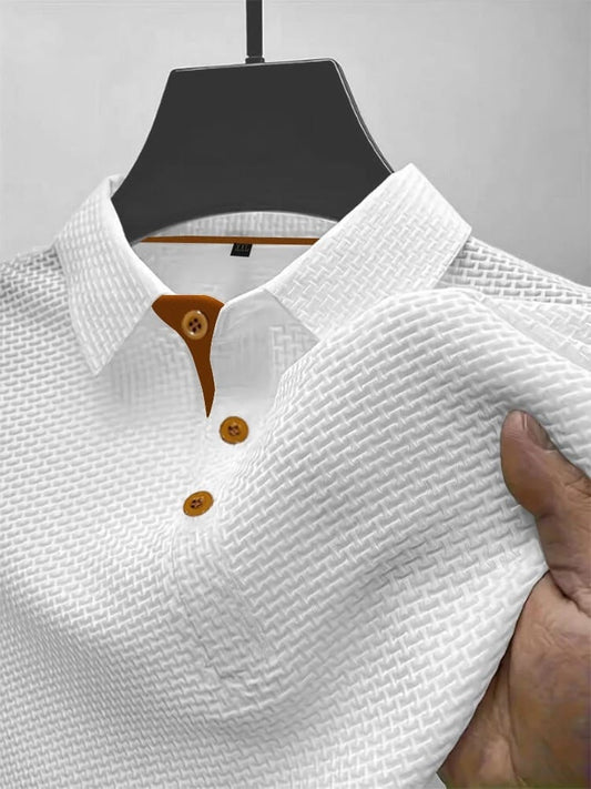Polo Cuello Clásico Botones Contraste