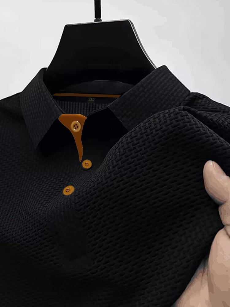 Polo Cuello Clásico Botones Contraste