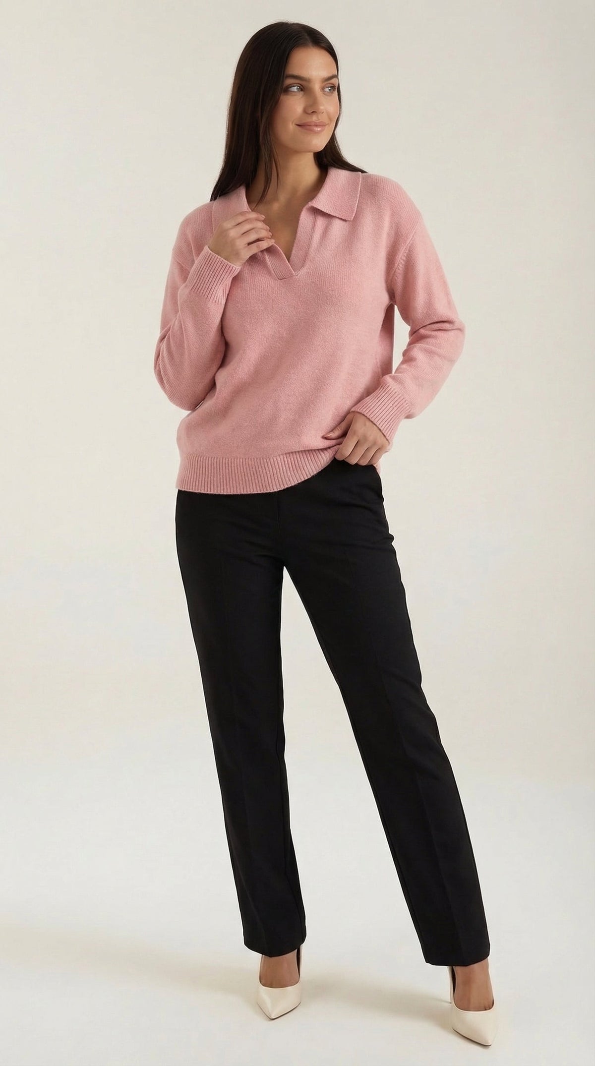 Polo Casual 'Margaret' con Escote en V