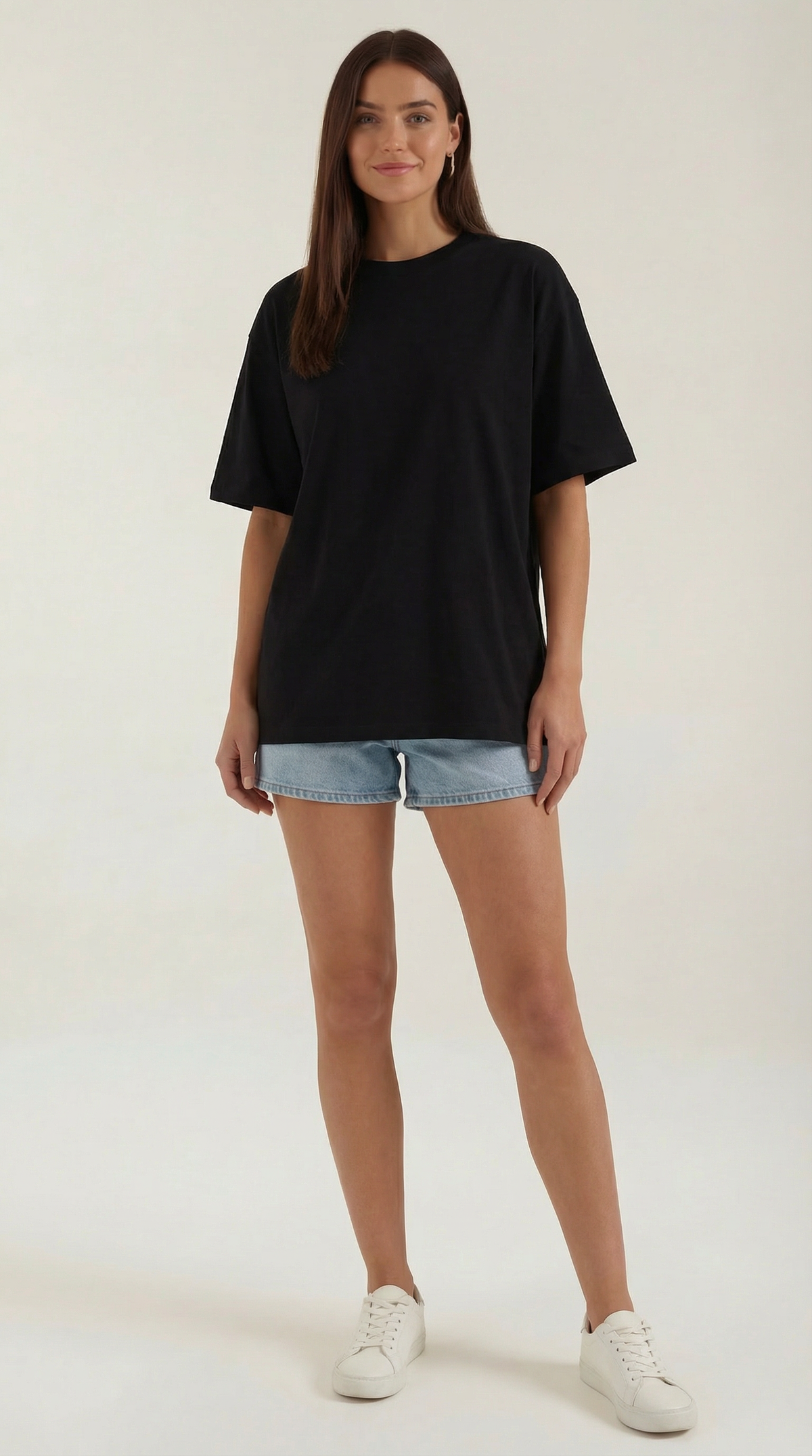 Oriana Camiseta Básica Oversize