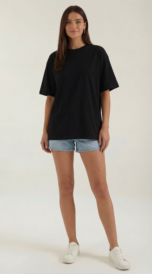 Oriana Camiseta Básica Oversize