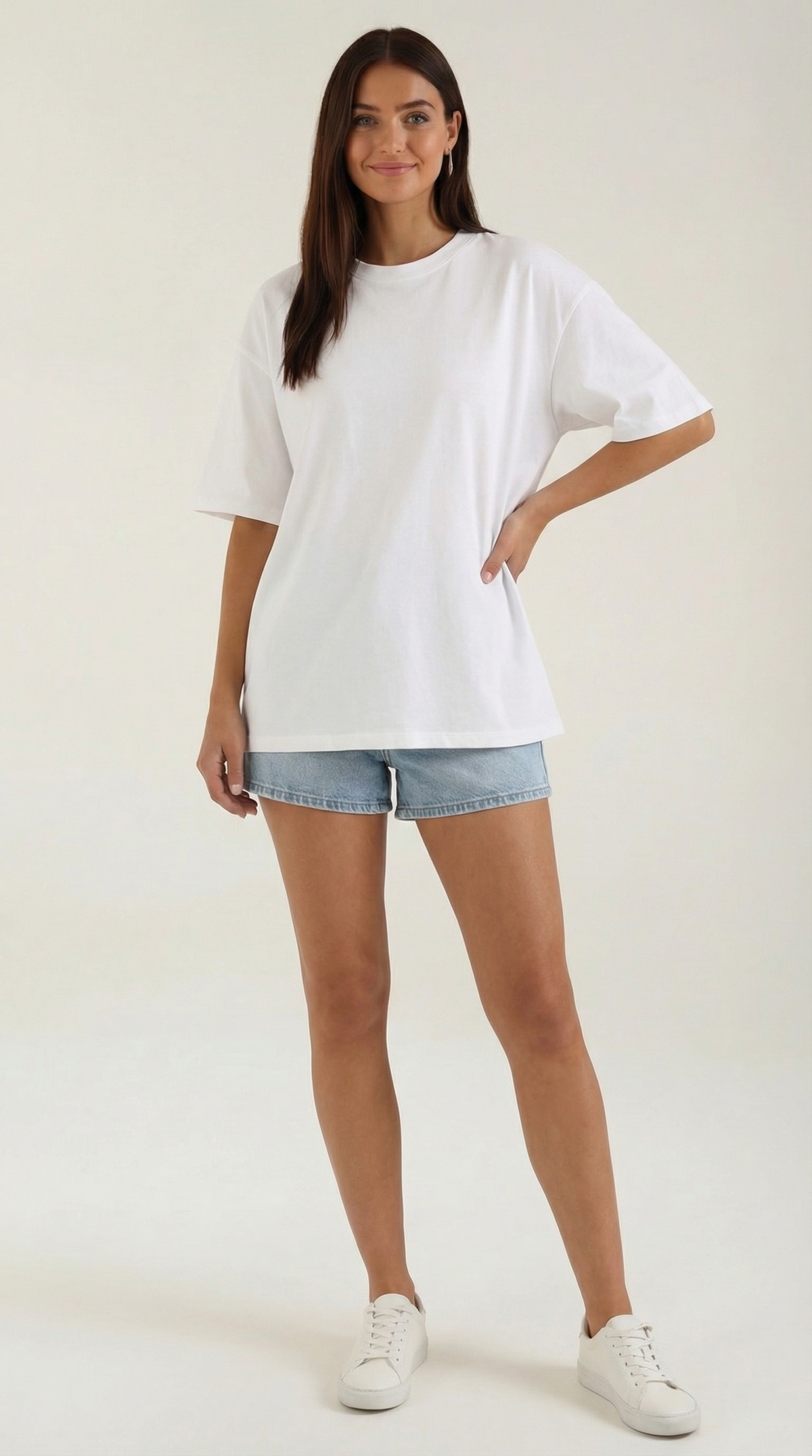 Oriana Camiseta Básica Oversize